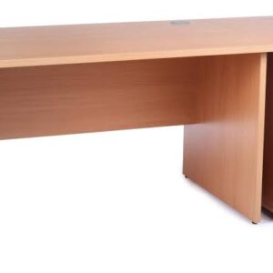 Beech Panel End Office Desk