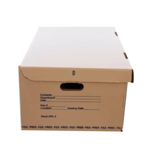 Large Brown File Box